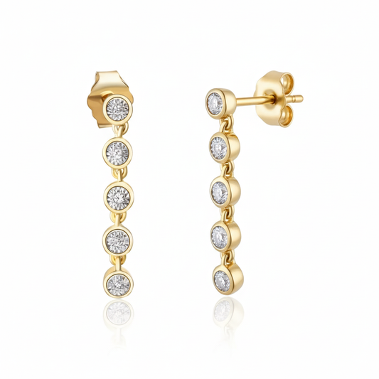 Ohrhänger 585/- Gold Brillant 0,05ct