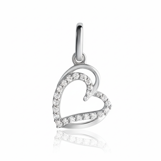 Anhänger 925/- Sterling Silber Zirkonia