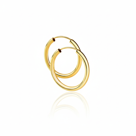 Creolen 925/- Sterling Silber vergoldet