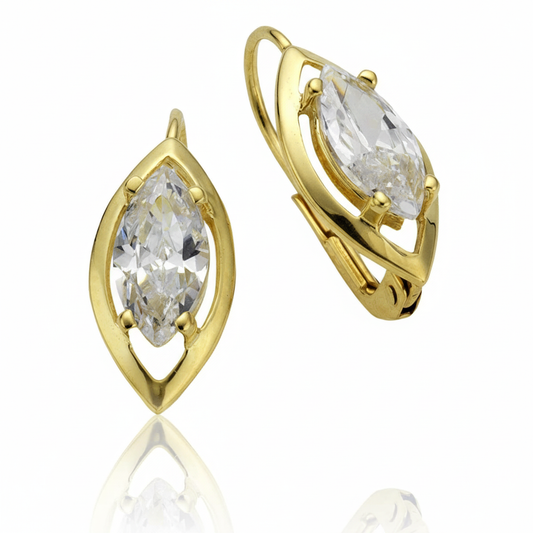 Ohrringe 333/- Gold Zirkonia