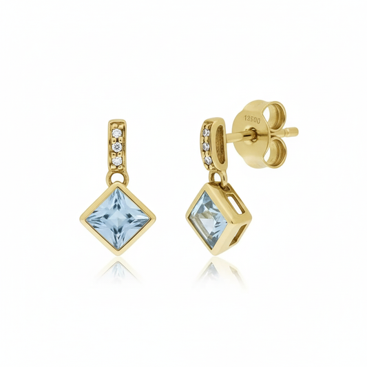 Ohrstecker 585/- Gold Brillant 0,013ct.