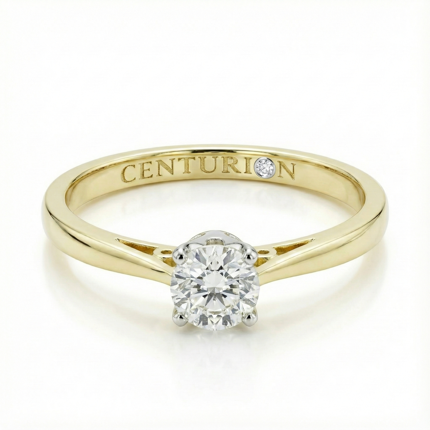 Ring 585/- Gold Brillant 0,25ct.