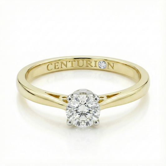 Ring 585/- Gold Brillant 0,25ct.