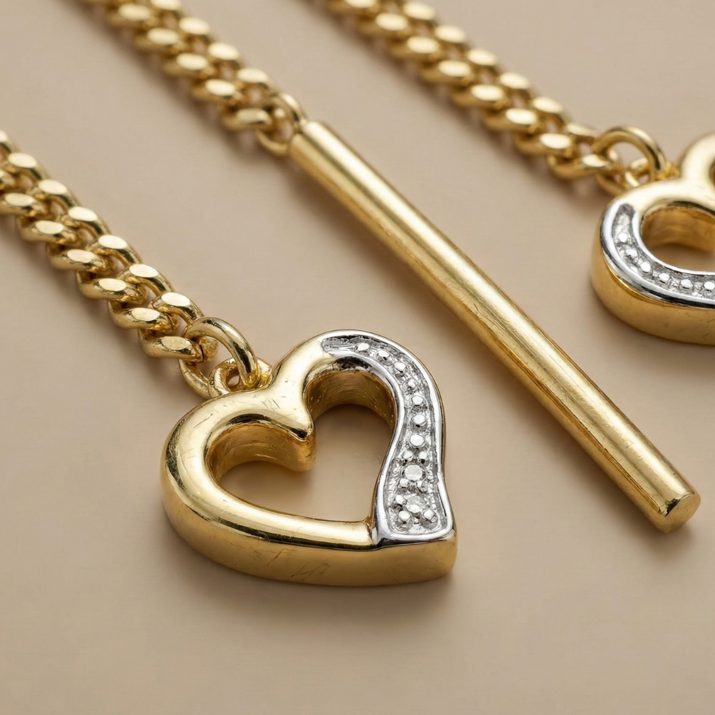 Ohrhänger 333/- Gold Rhodiniert