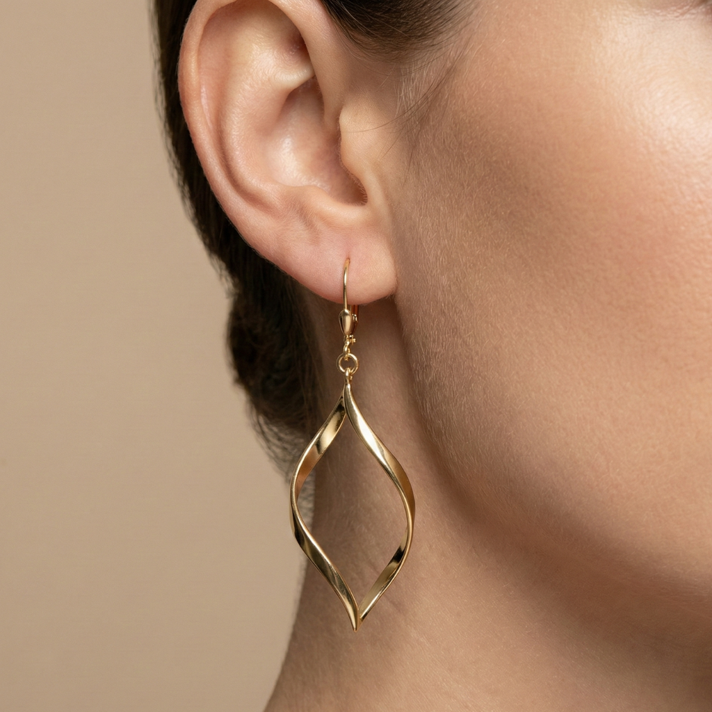 Ohrhänger 925/- Sterling Silber vergoldet