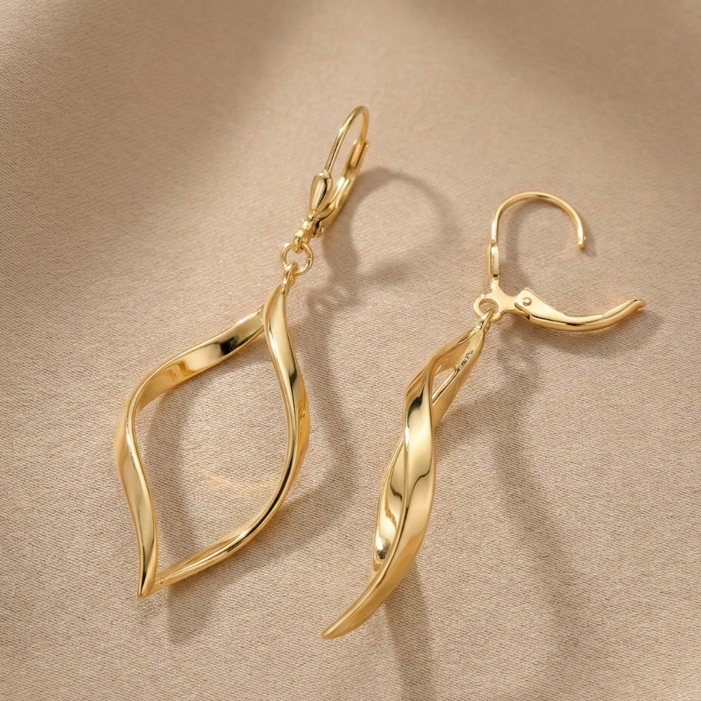 Ohrhänger 925/- Sterling Silber vergoldet