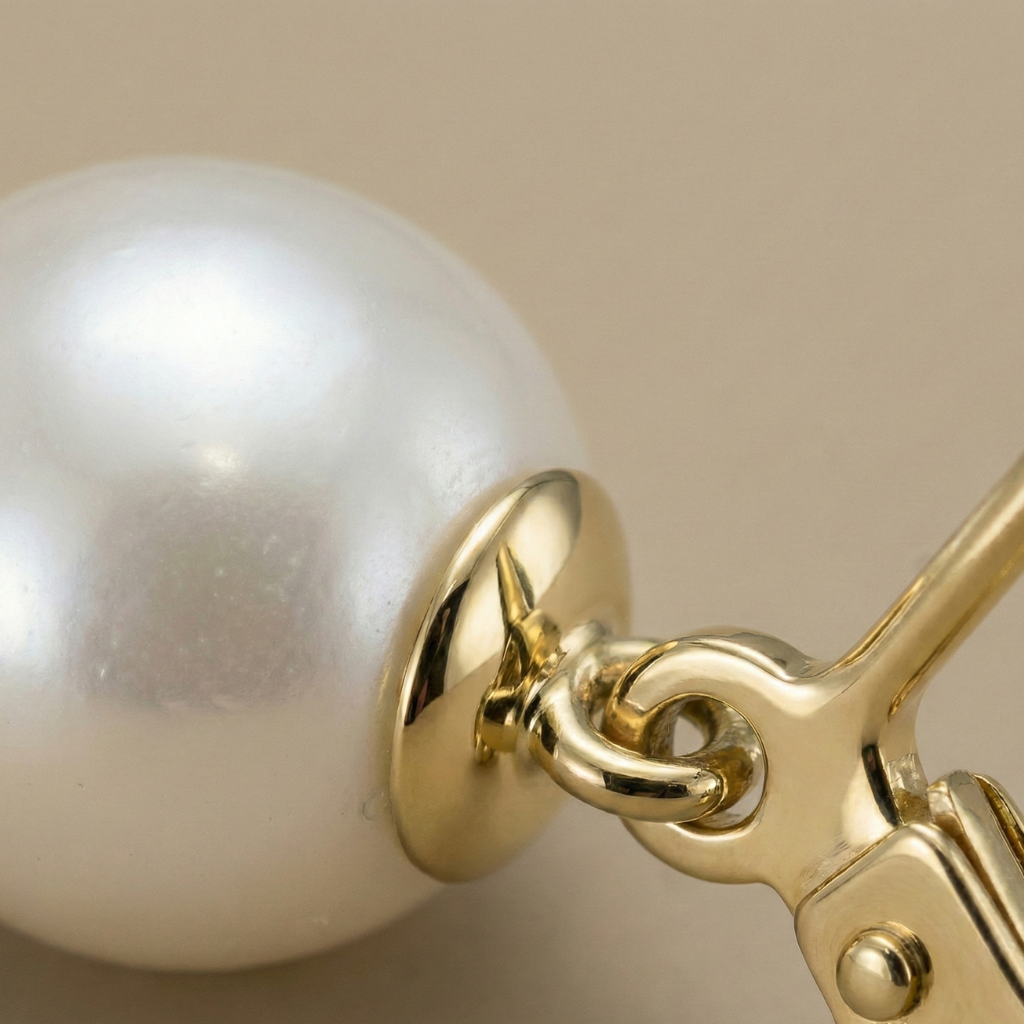 Ohrhänger 585/- Gold Süßwasserzuchtperle