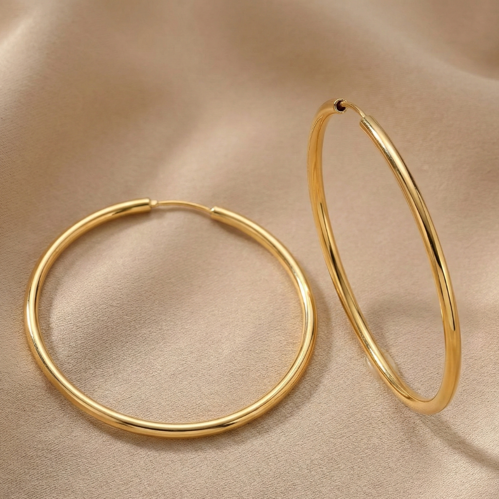 Creolen 925/- Sterling Silber vergoldet