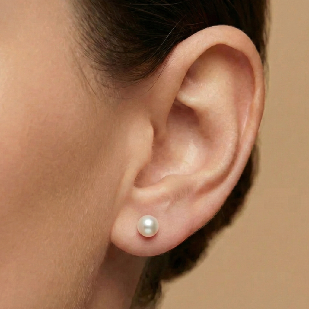 Ohrstecker 3er-Set 925/- Sterling Silber Süßwasserzuchtperle