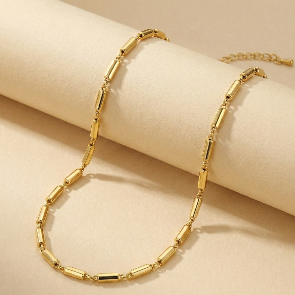 Fantasiekette 925/- Sterling Silber vergoldet