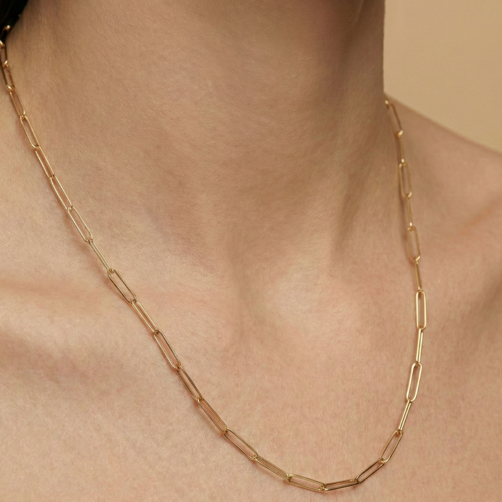 Collier Gliederkette 925/- Sterling Silber vergoldet