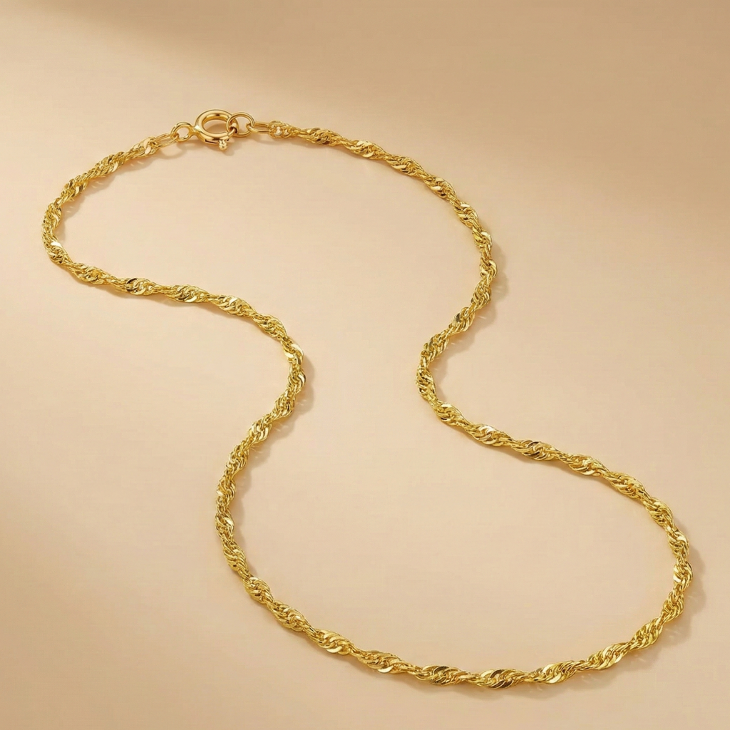 Singapurkette 375/- Gold