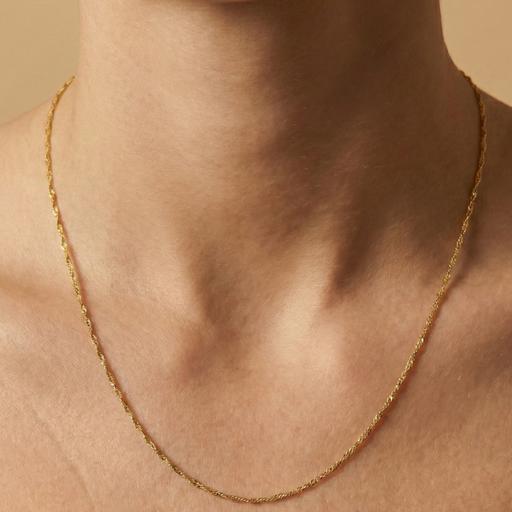 Singapurkette 375/- Gold