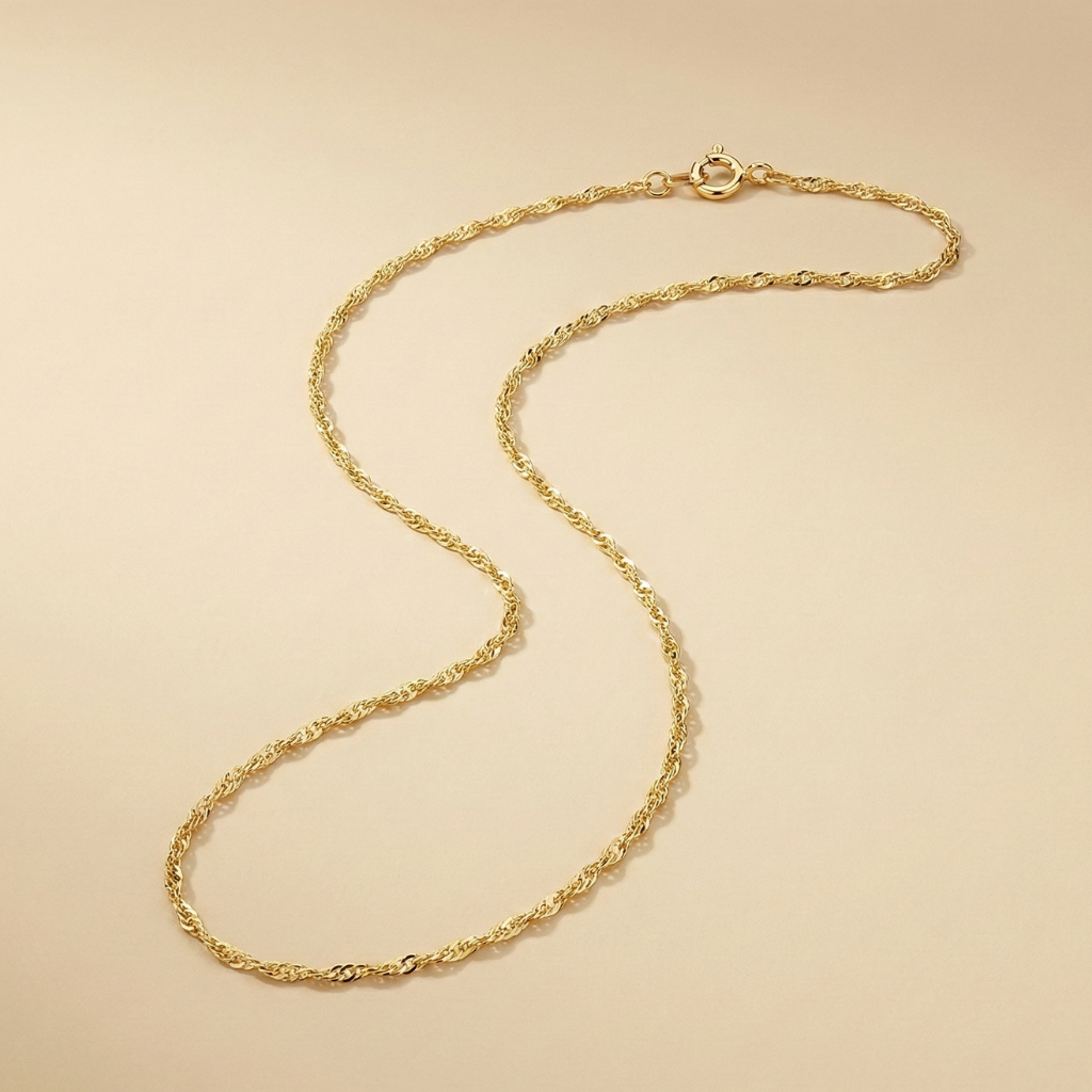 Collier Singapurkette 333/- Gold