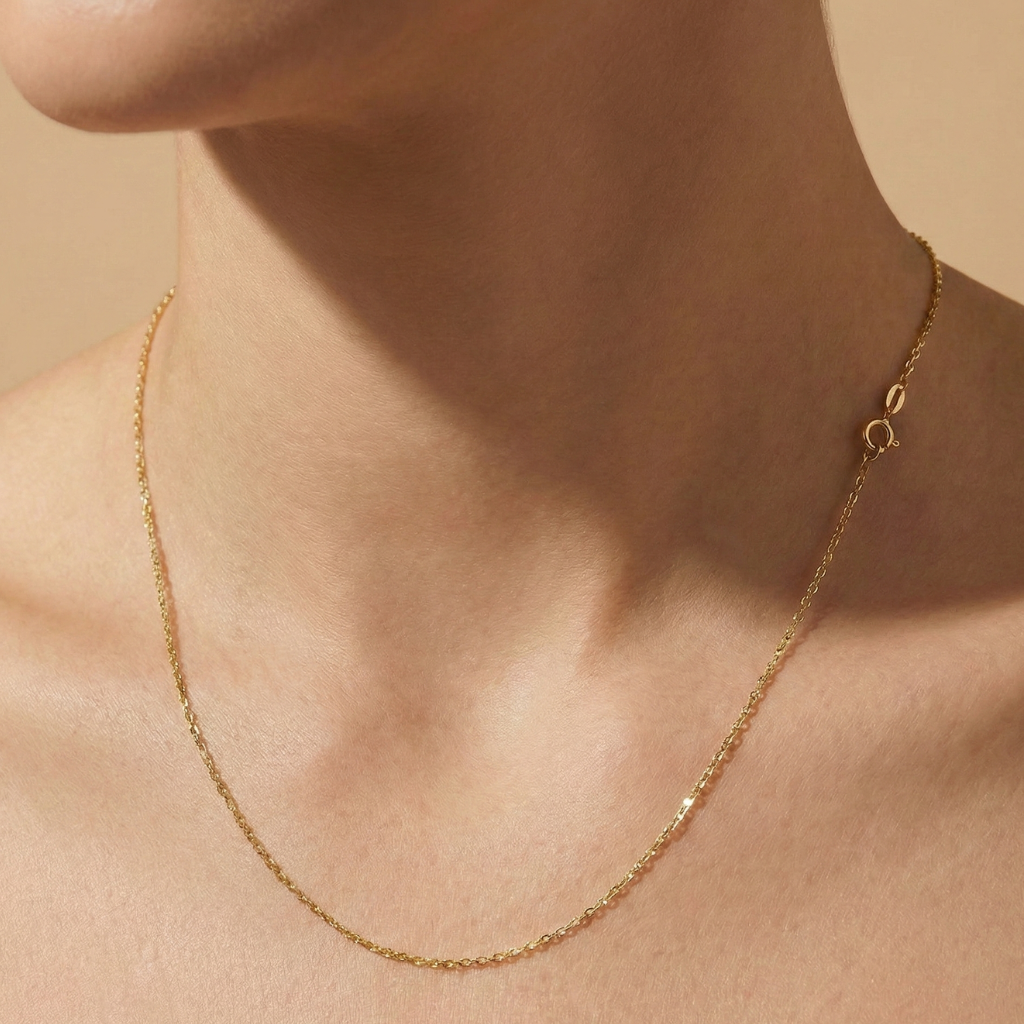 Collier Ankerkette 333/- Gold