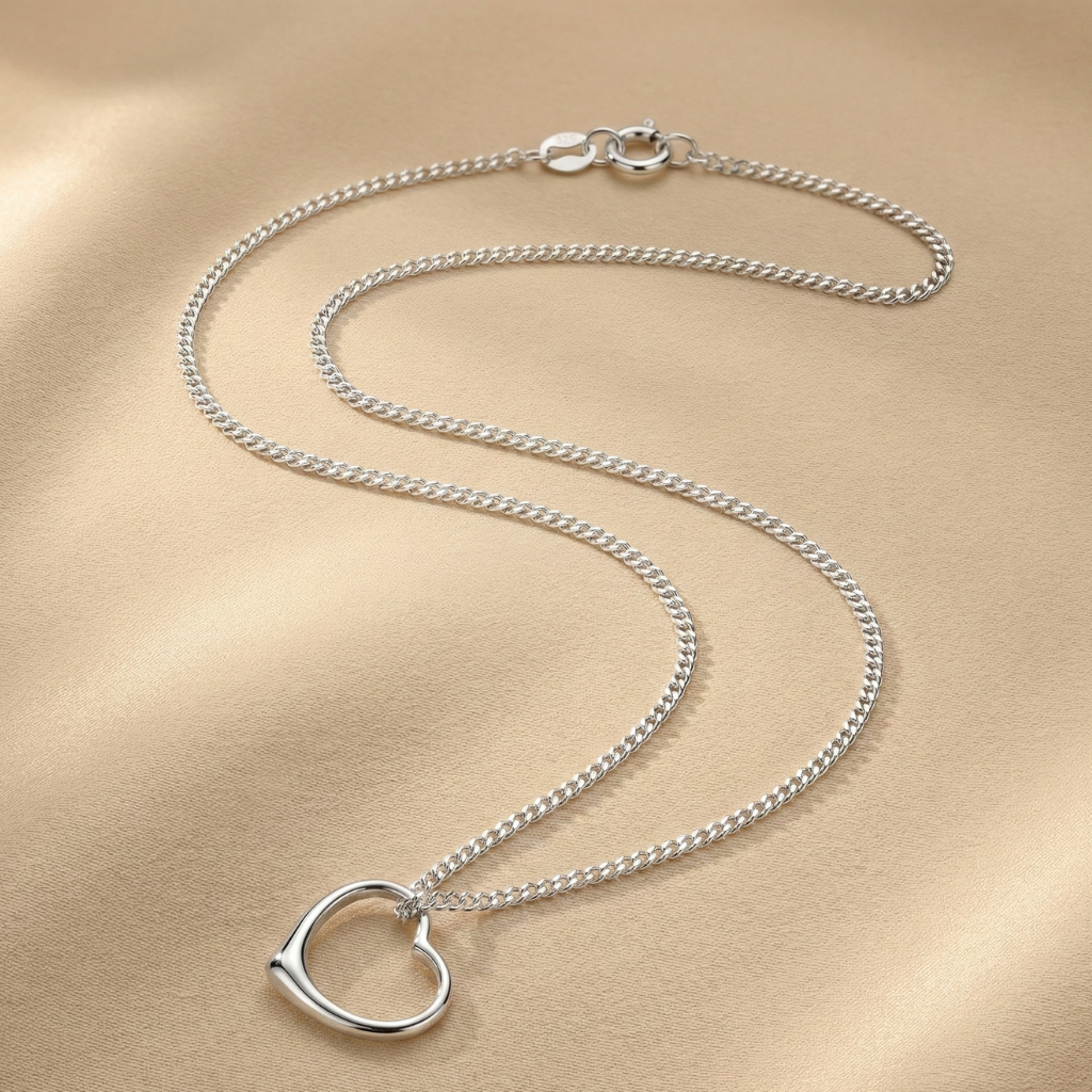 Flachpanzerkette 925/- Sterling Silber