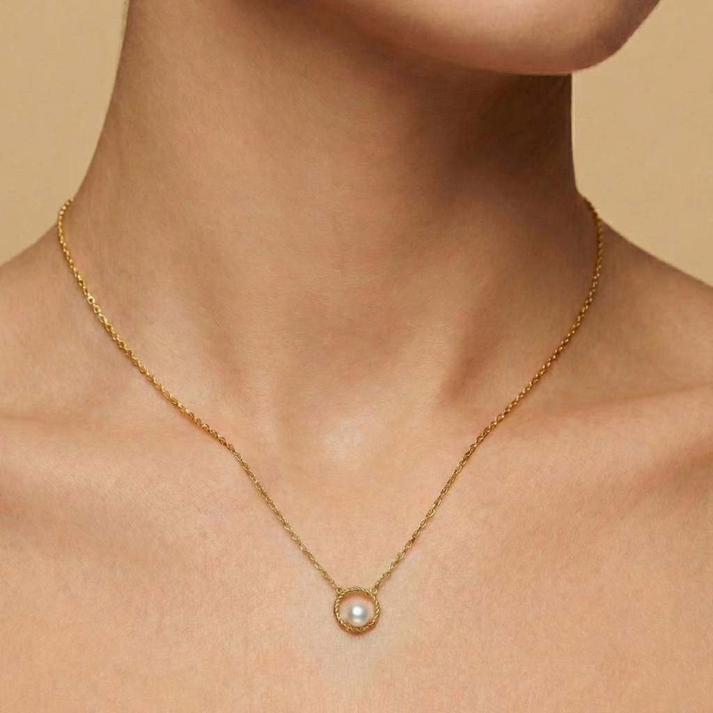 Collier Ankerkette 375/- Gold
