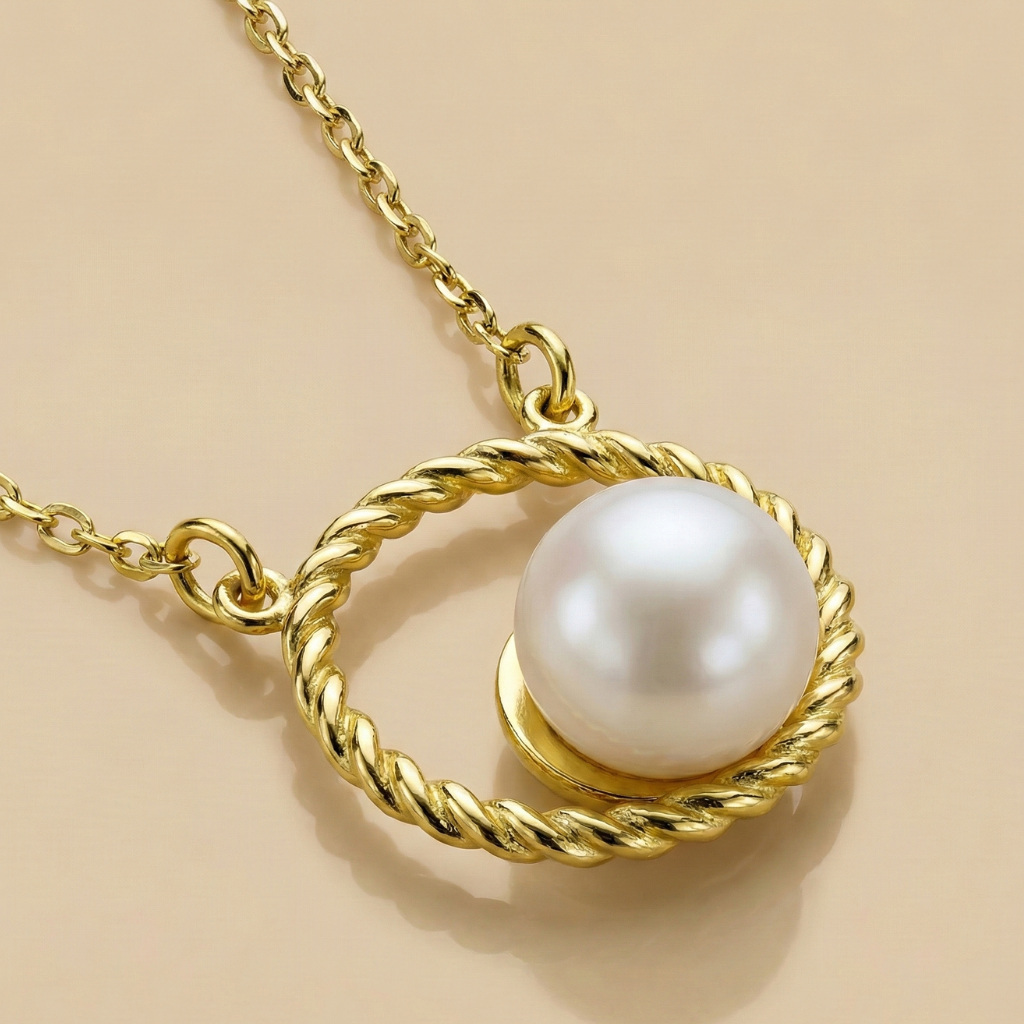 Collier Ankerkette 375/- Gold