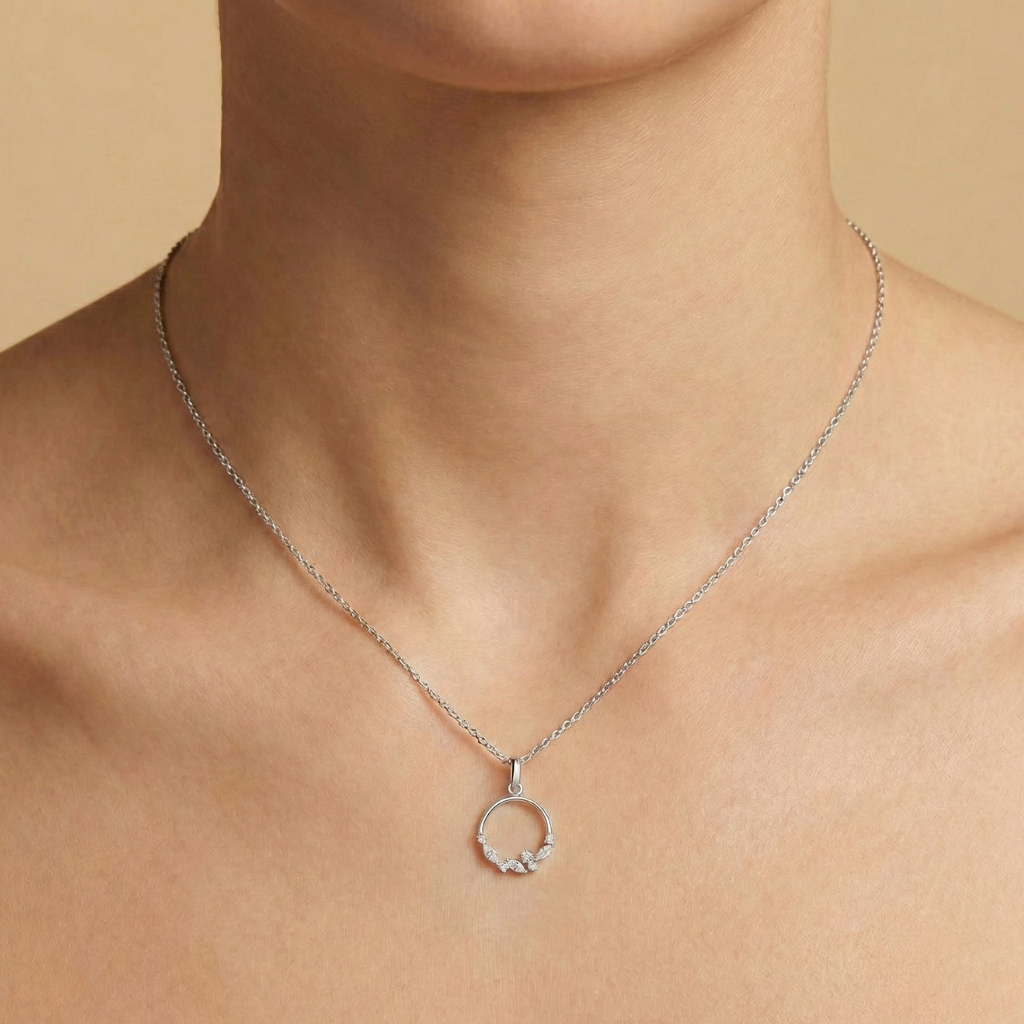 Anhänger 375/- Gold Zirkonia