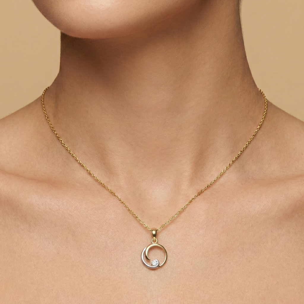 Anhänger 333/- Gold Zirkonia