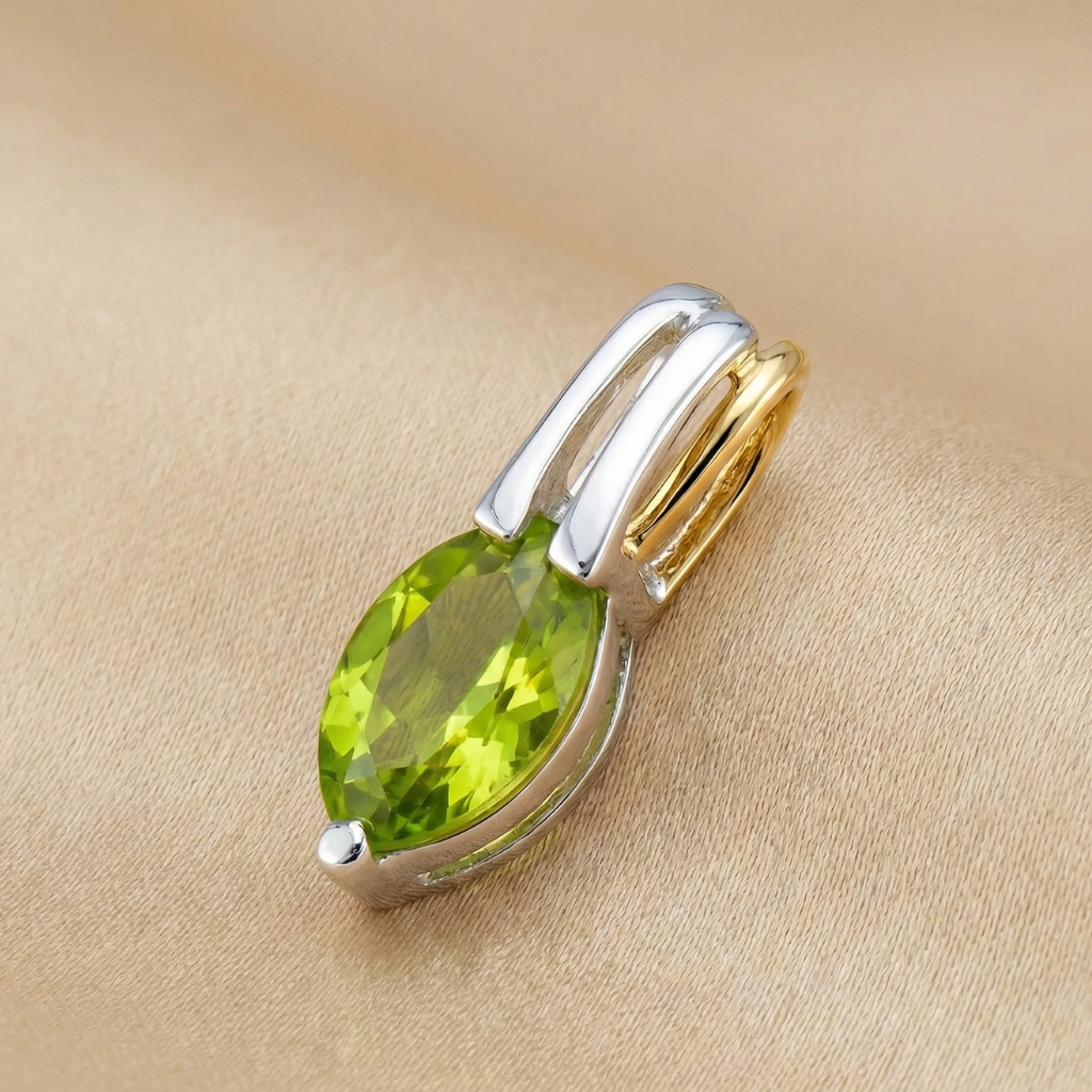 Anhänger 375/- Gold Peridot