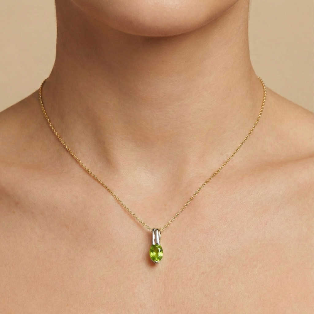 Anhänger 375/- Gold Peridot