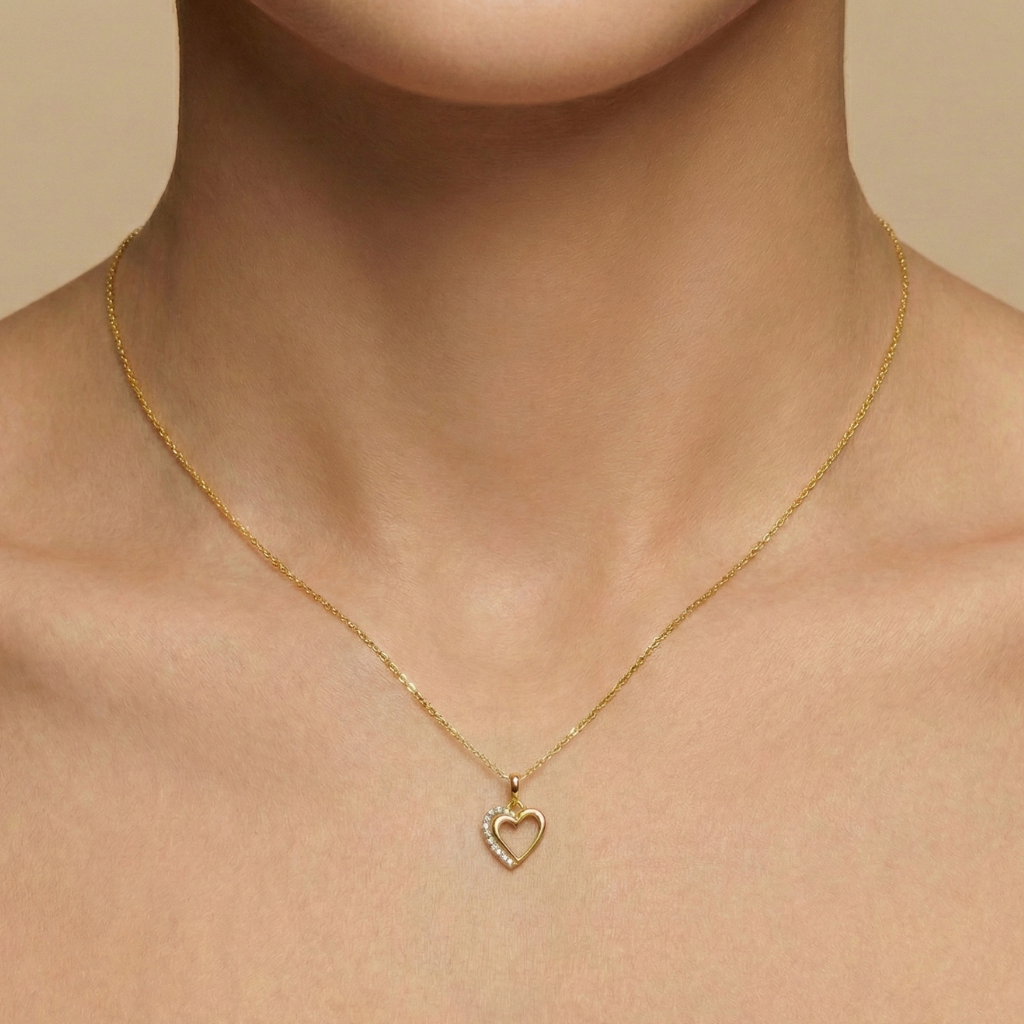 Anhänger 333/- Gold Zirkonia