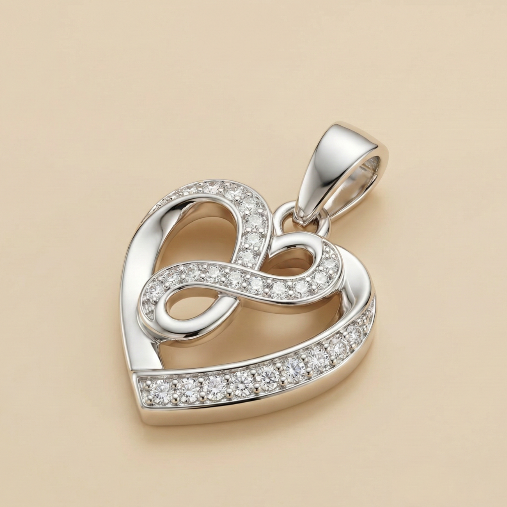 Anhänger 925/- Sterling Silber Zirkonia