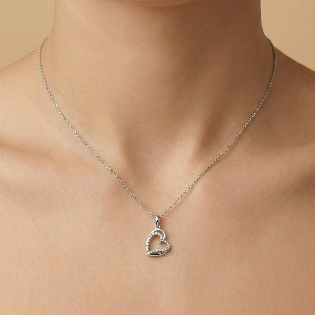 Anhänger 925/- Sterling Silber Zirkonia