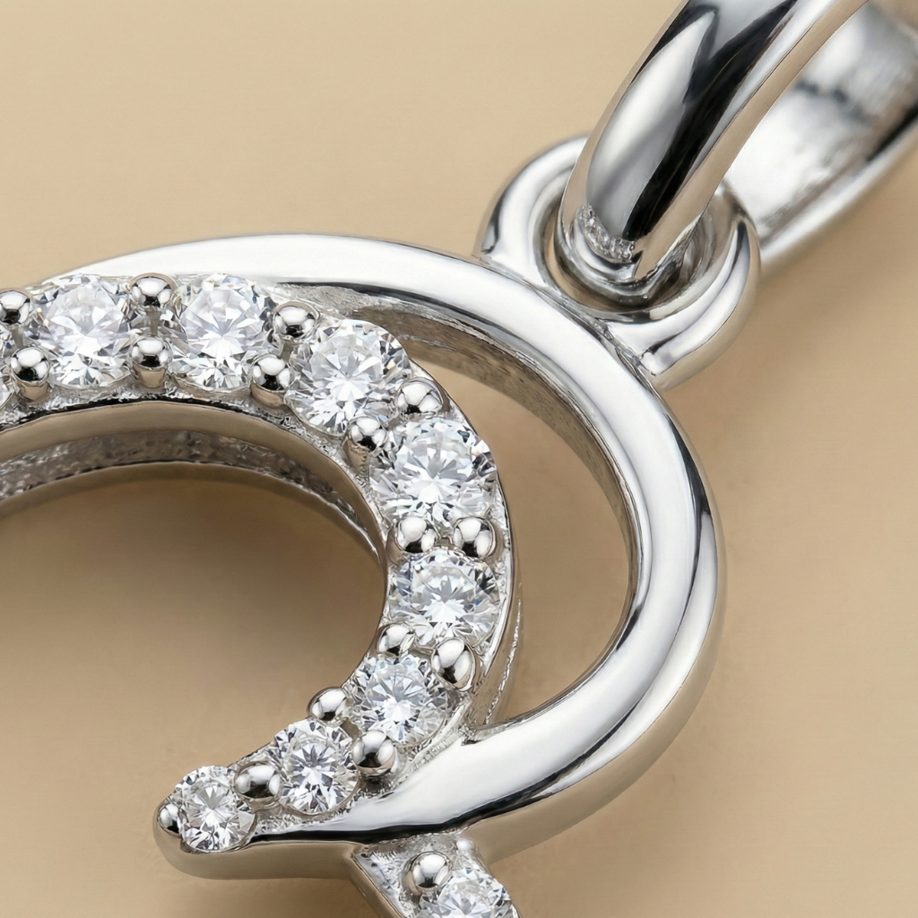 Anhänger 925/- Sterling Silber Zirkonia