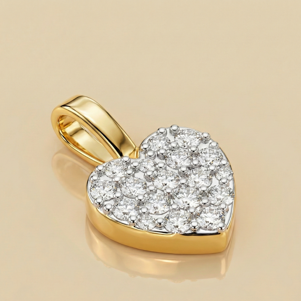 Anhänger 375/- Gold Zirkonia