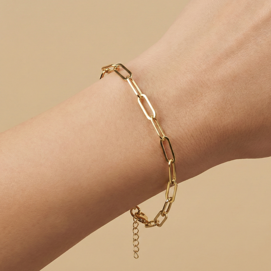 Armband Ankerkette 375/- Gold