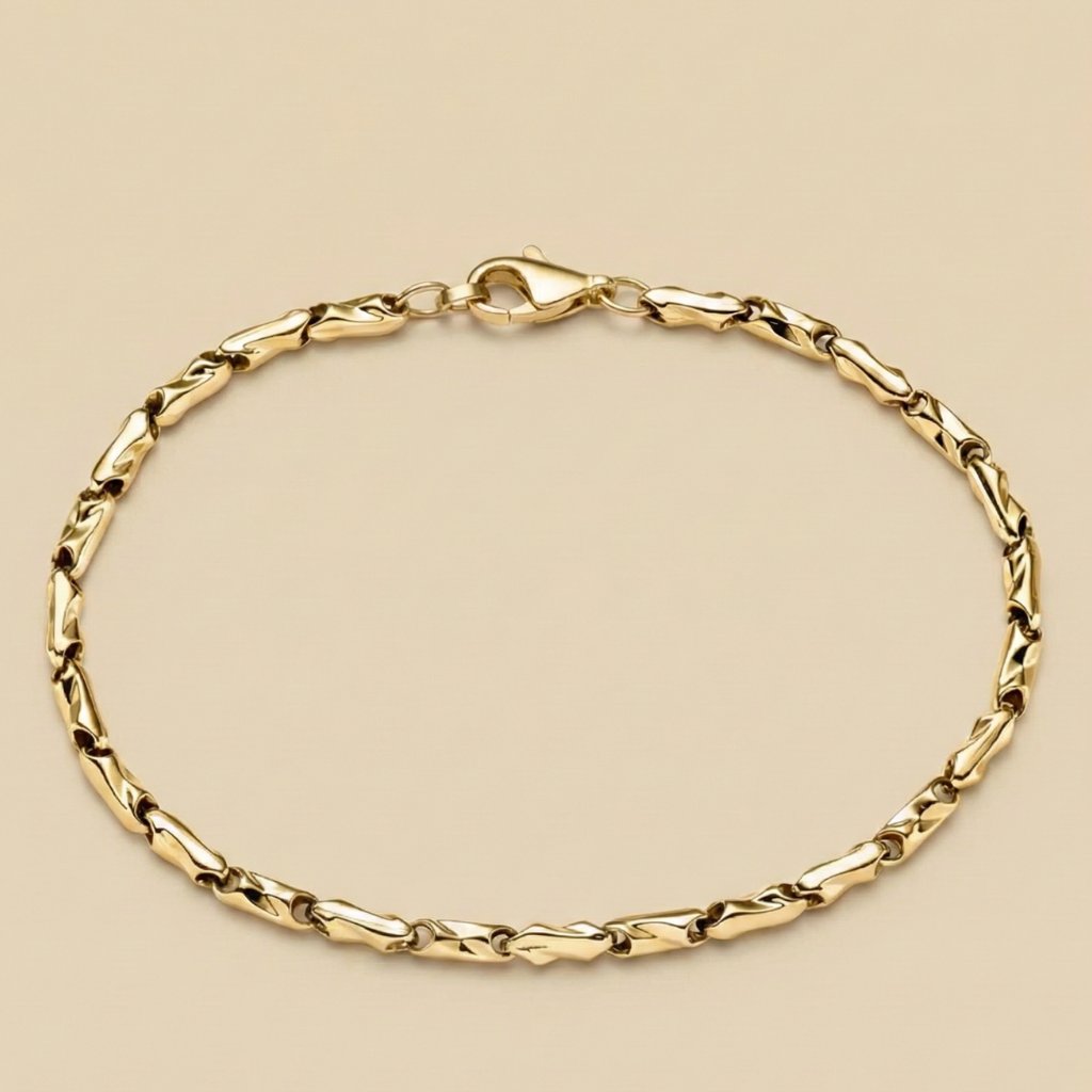 Fantasiekette 375/- Gold