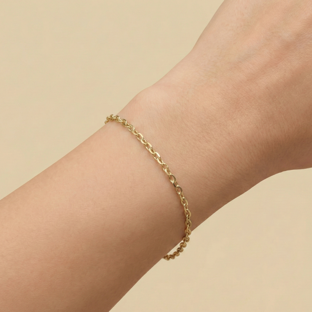 Armband Ankerkette 333/- Gold