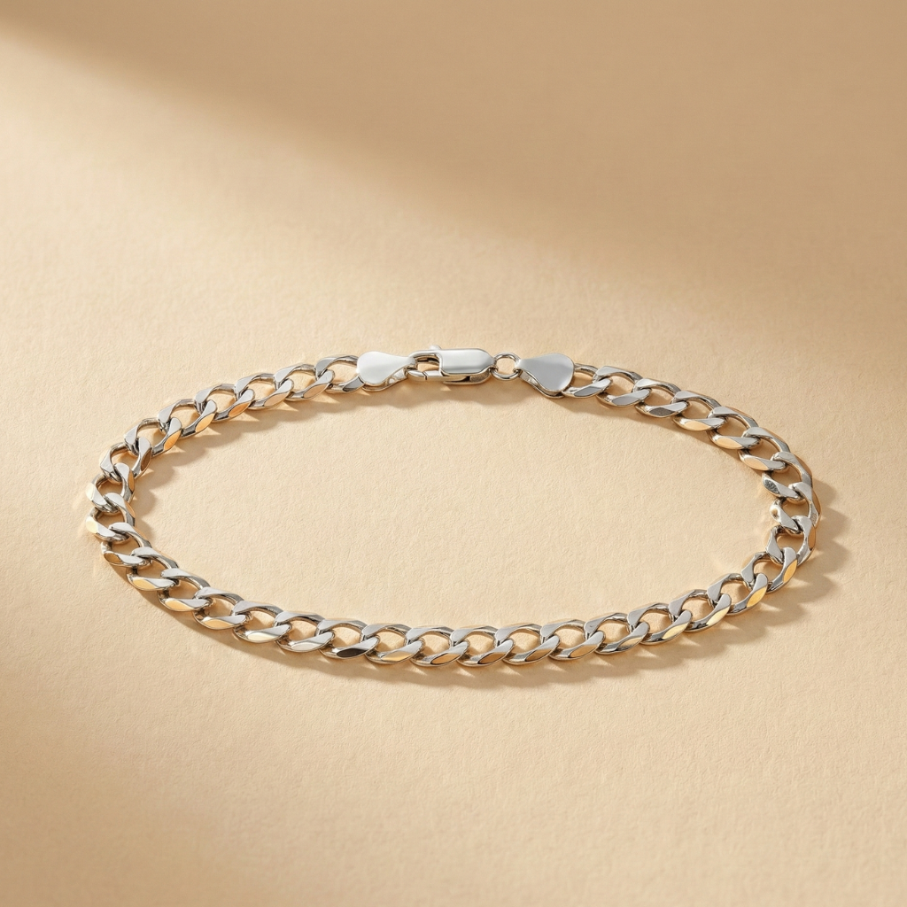 Armband Panzerkette 925/- Sterling Silber