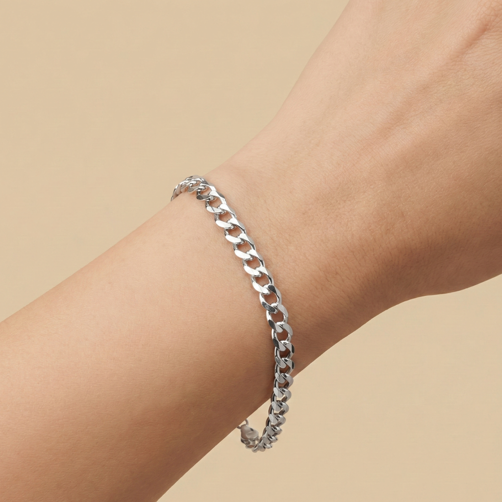 Armband Panzerkette 925/- Sterling Silber