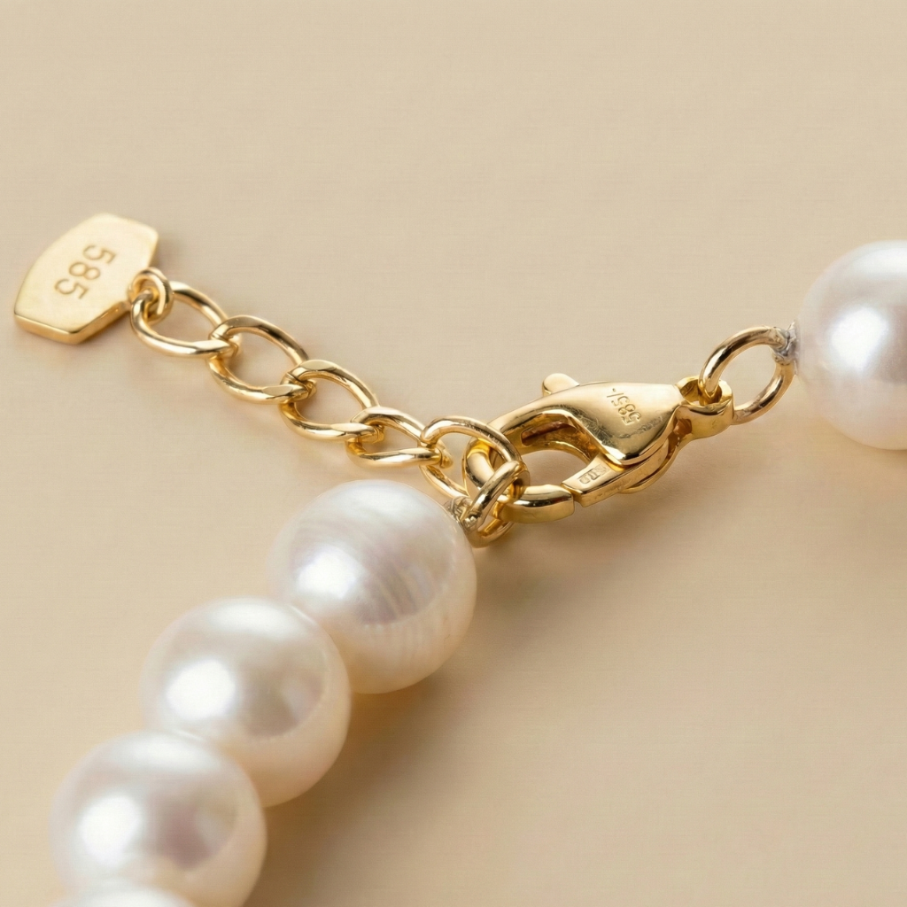 Armband Perlenarmband 585/- Gold Perle