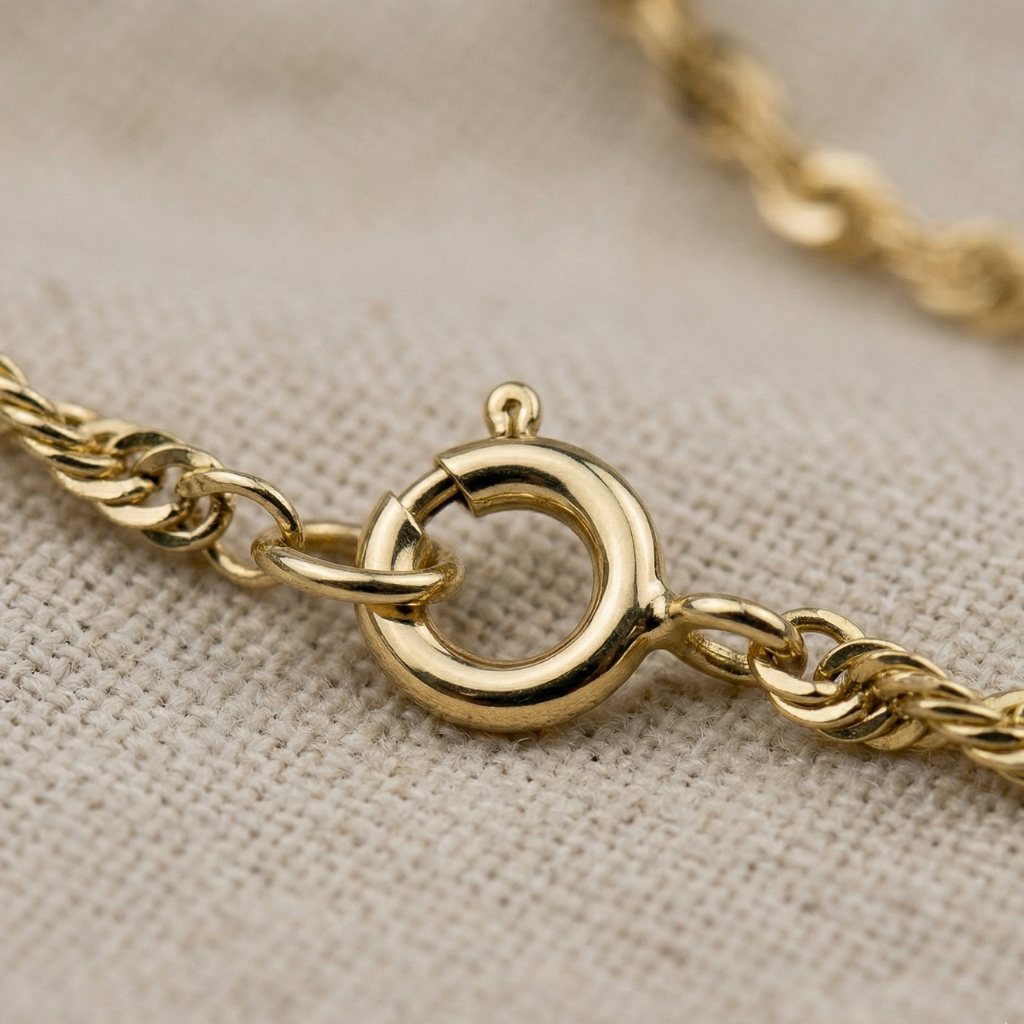 Singapurkette – 333 Gold (42 cm · 1 mm)