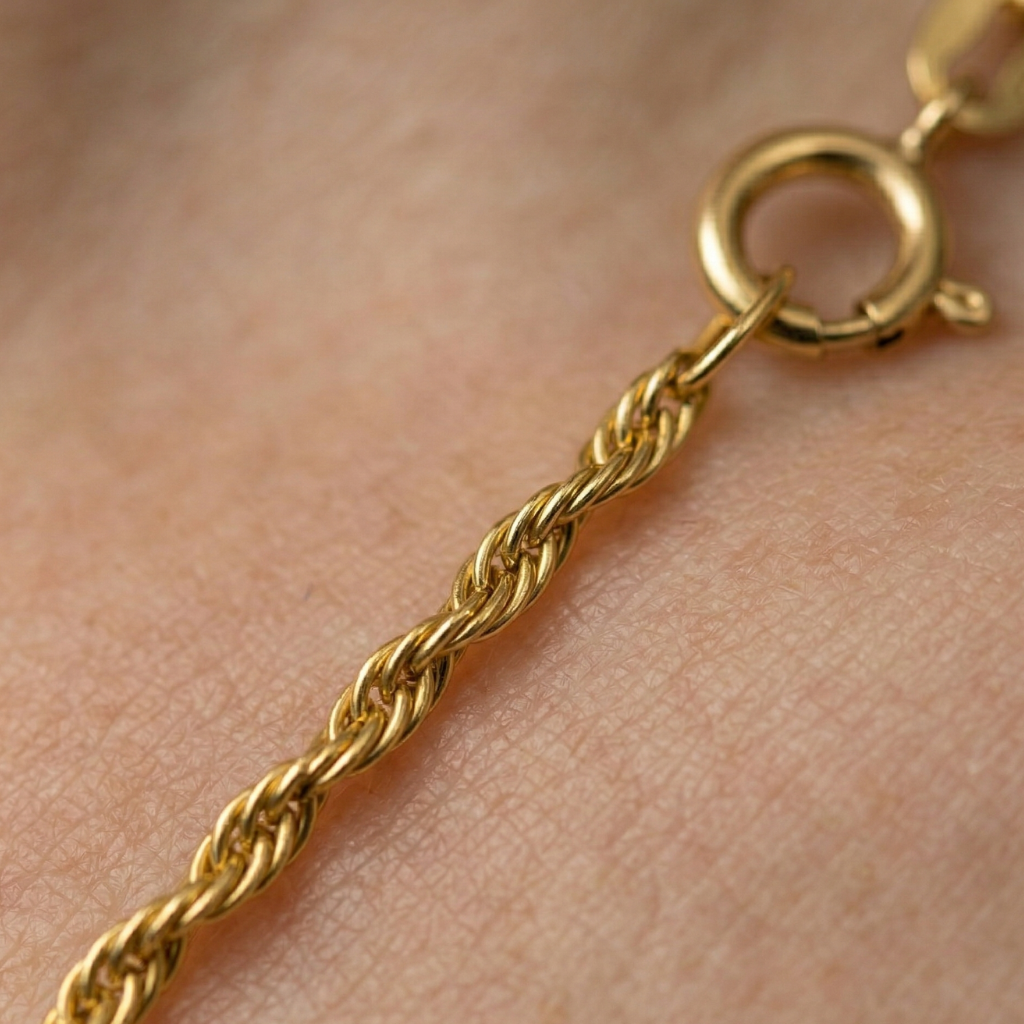 Singapurkette – 375 Gold (43 cm · 1,1 mm)