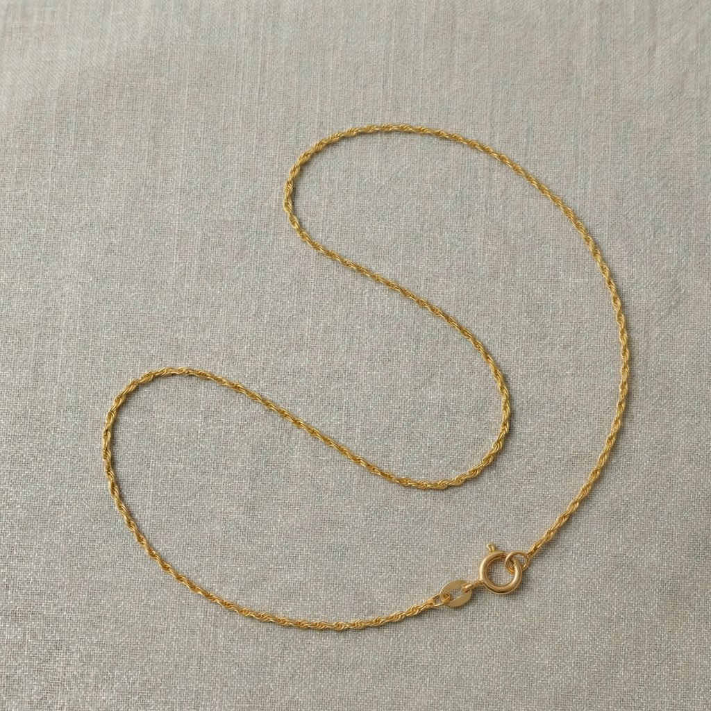Singapurkette – 375 Gold (43 cm · 1,1 mm)