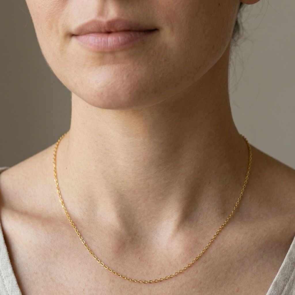 Ankerkette – 333 Gold (42 cm · 1 mm)