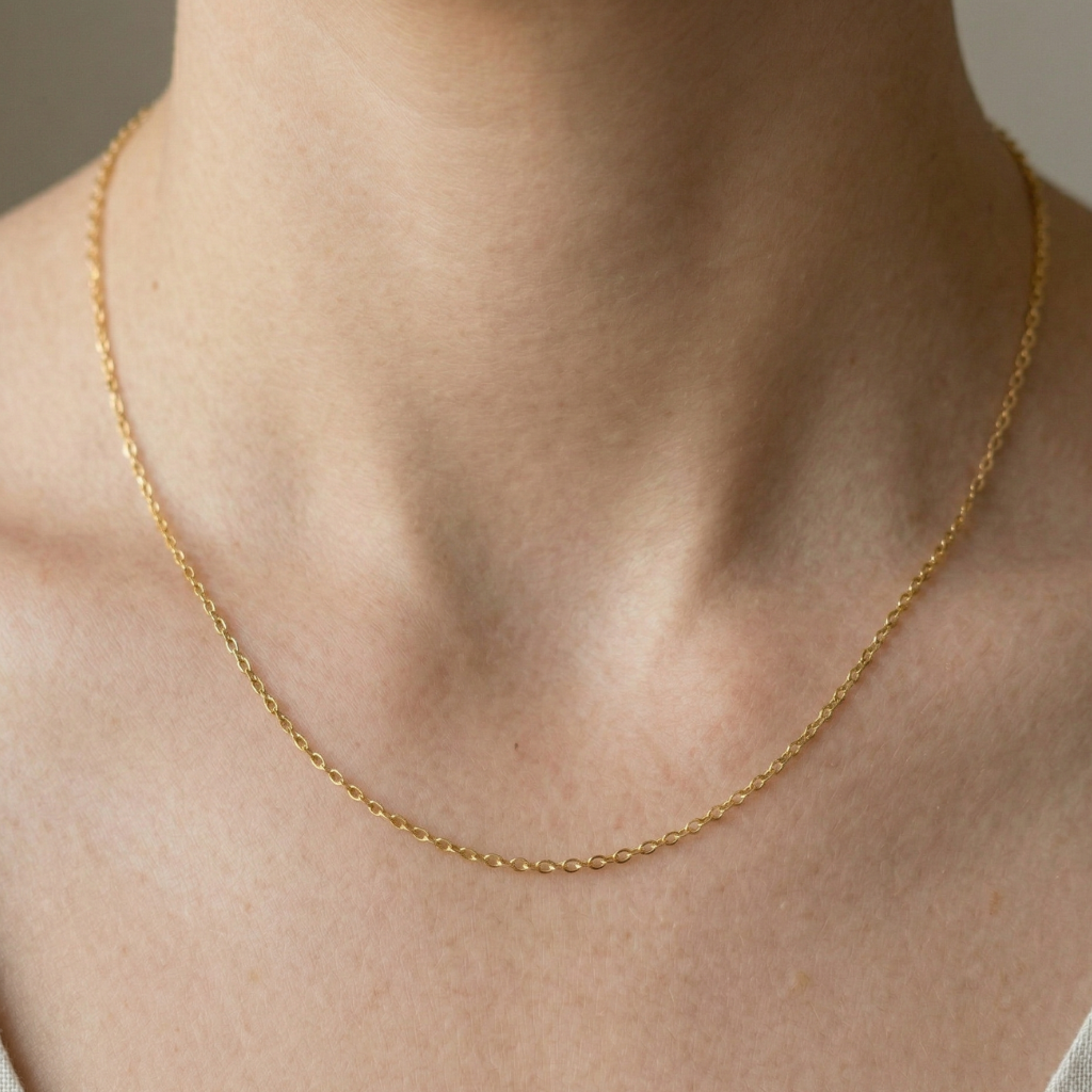 Ankerkette – 333 Gold (42 cm · 1 mm)